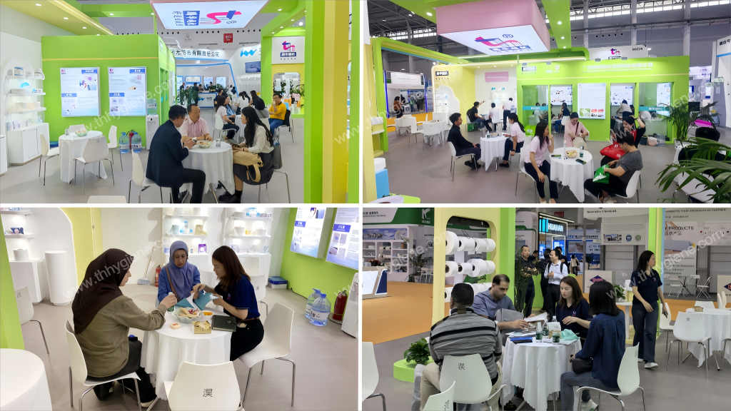 Domestic and foreign buyers visited TH Hygiene Booth